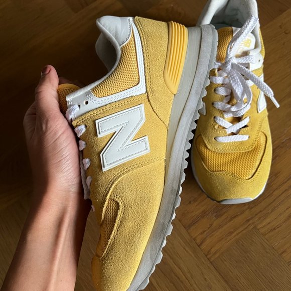 New Balance Shoes - New Balance 574 Summer Sneaker in Yellow